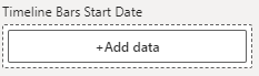 Stratada Gantt Timeline for Power BI | Timeline Bars Start Date